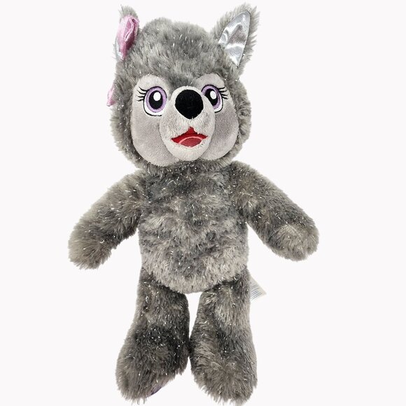 Build-A-Bear Violet The Wolf 25th Birthday Plush Toy Sparkle Fur Limited Edition - Picture 2 of 7